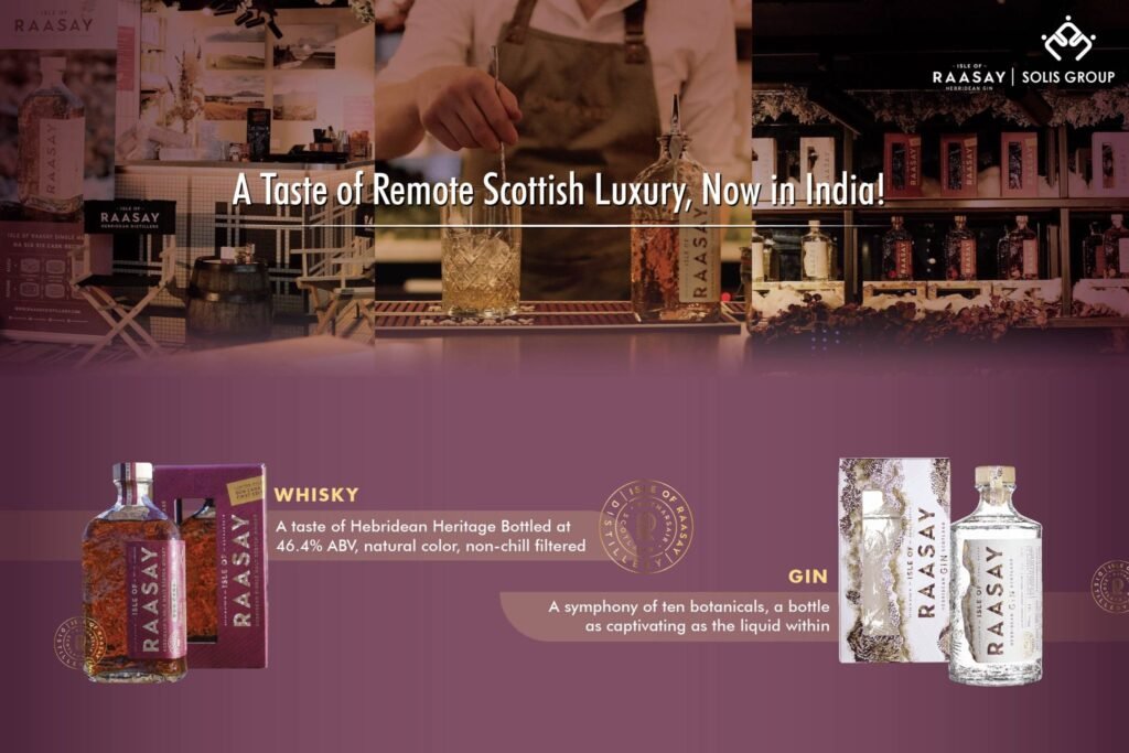 Isle of Raasay Gin and Whisky Now in India