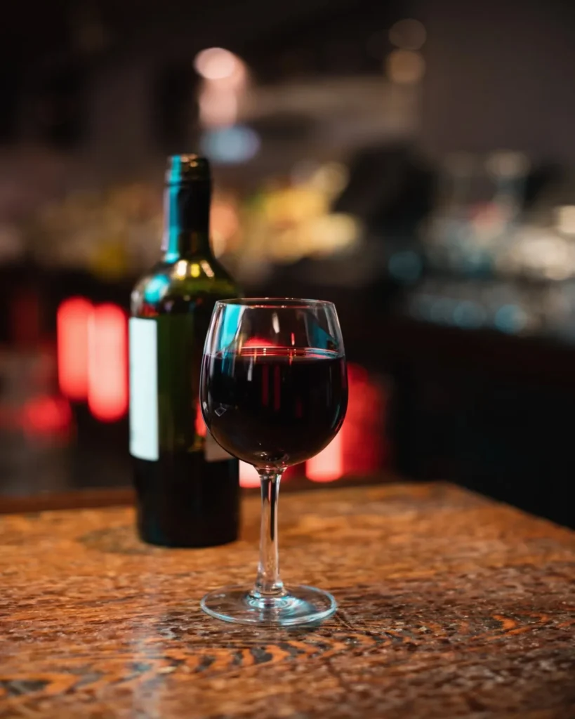 red wine color