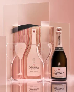 Lanson Le Rose NV Champagne Limited edition bottle imported in India by Mohan Brotherss LLP, a Solis Group Company