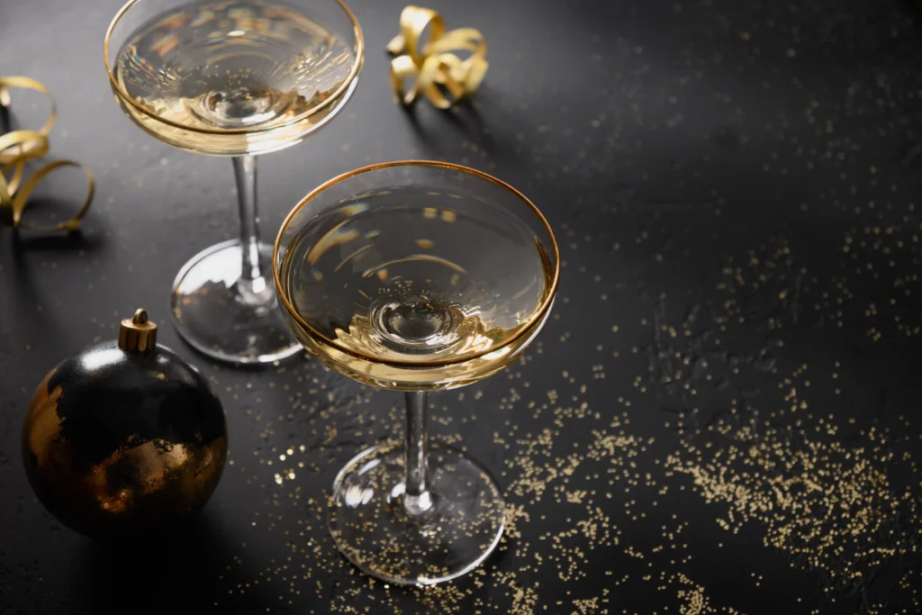 champagne flutes glass
