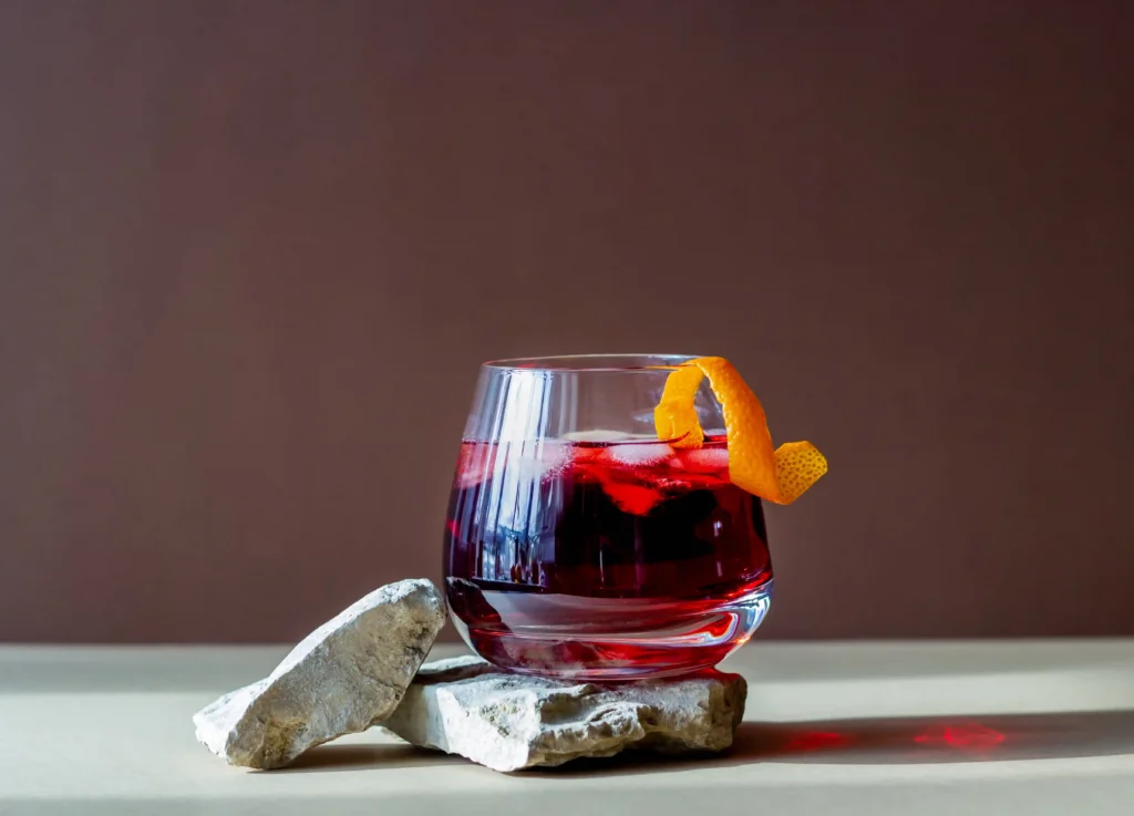 cocktail vermouth with stones