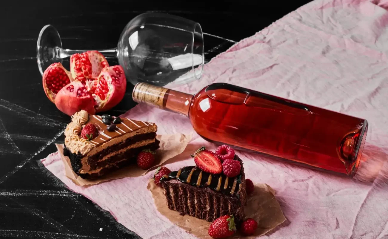 chocolate-cake-with-rose-wine