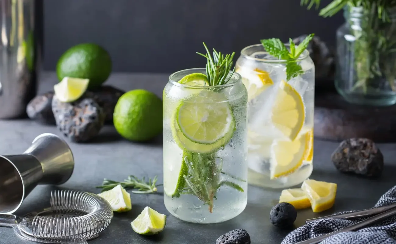 hard-seltzer-gin-cocktails-with-lime-lemon